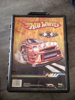 Vintage hot wheels case 48 cars