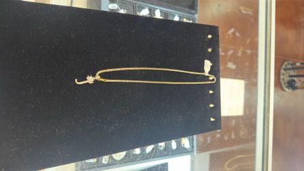 10k WG CHAIN with J pendant