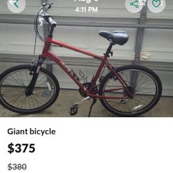 Giant Brand Bicycle