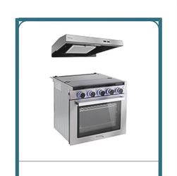 RV oven and fan