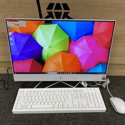 HP 24-df0018 23.8" All-in-One Computer - AMD Athlon Gold 3150U 2.4GHz