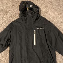 L Helly Hansen Rain Jacket 