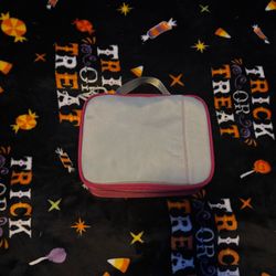 Pink and Gray Cooler Travel Case Medical Bag with 2 Gel Ice Freeze Cool Packs