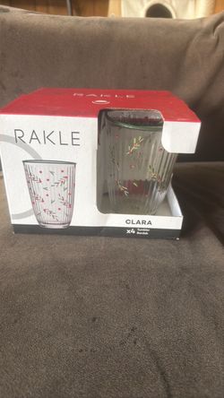 4 pack Raklr glassware