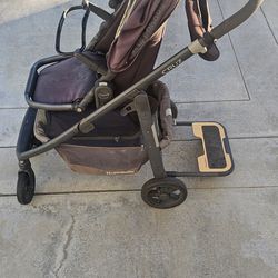 UPPAbaby Cruz Stroller w/ PiggyBack Skateboard – Clean, Smooth Ride