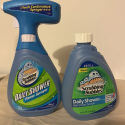 2 Bottles Scrubbing Bubbles And Refill 