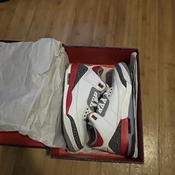 Jordan 3 Retro Fire Red 2022 white/red