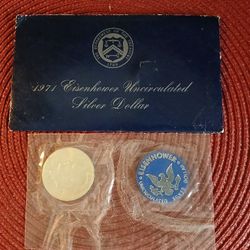 1971 S IKE SILVER DOLLAR