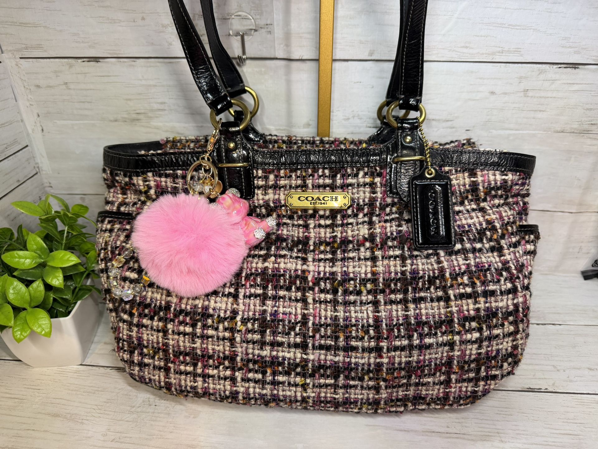❤️Coach Tweed Bag❤️