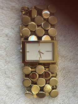 Fossil Aluminum Case Women Wristwatches