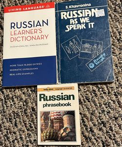 Three Russian Phrasebooks