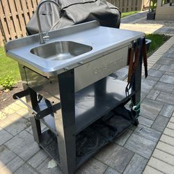 Outside Sink And Prep Area