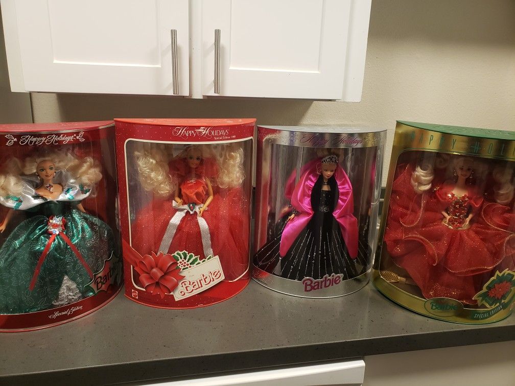 Holiday edition barbies