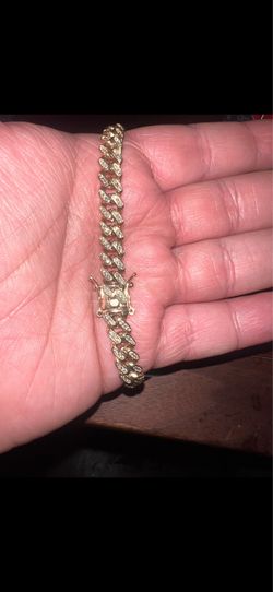14Kt Cubanbracelet