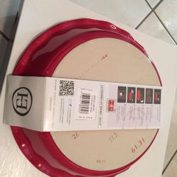 Emile Henry Pie Dish Red NEW