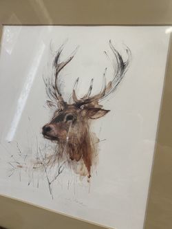 Deer Wall Wildlife Animal Art
