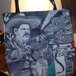 Chicano PRISON ART TOTE BAG 