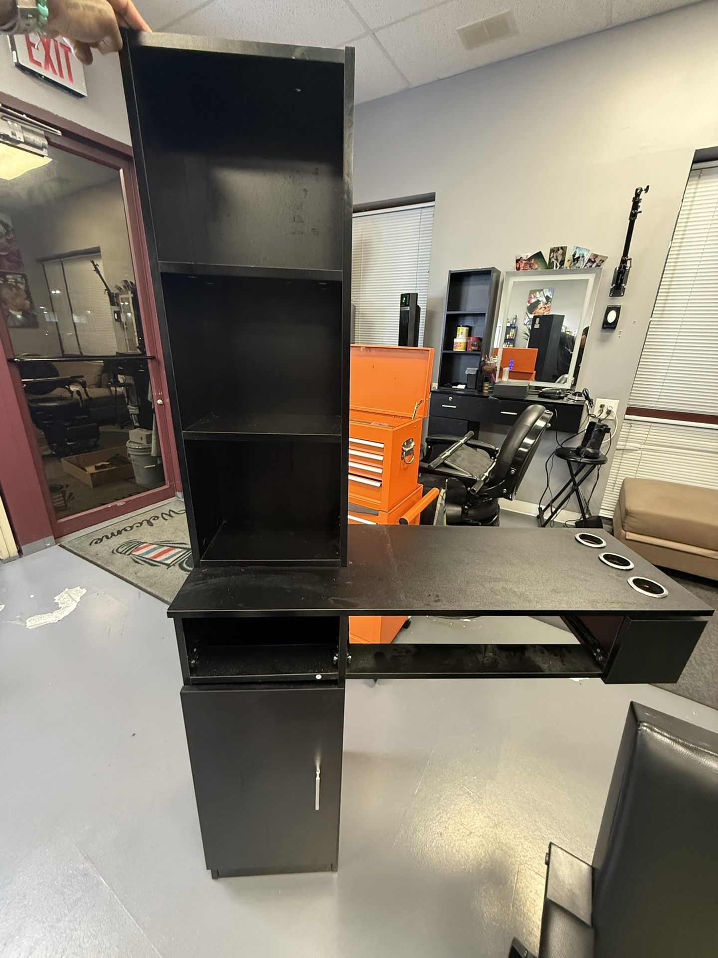 Wall Mount Barber Stations Salon Stations.