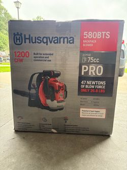 *New* Husqvarna 580BTS Leaf blower