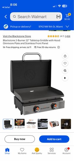 Outdoor Griddle with 2 burns