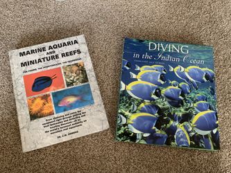 Set Of Marine Reef And Diving Books (both For $15)