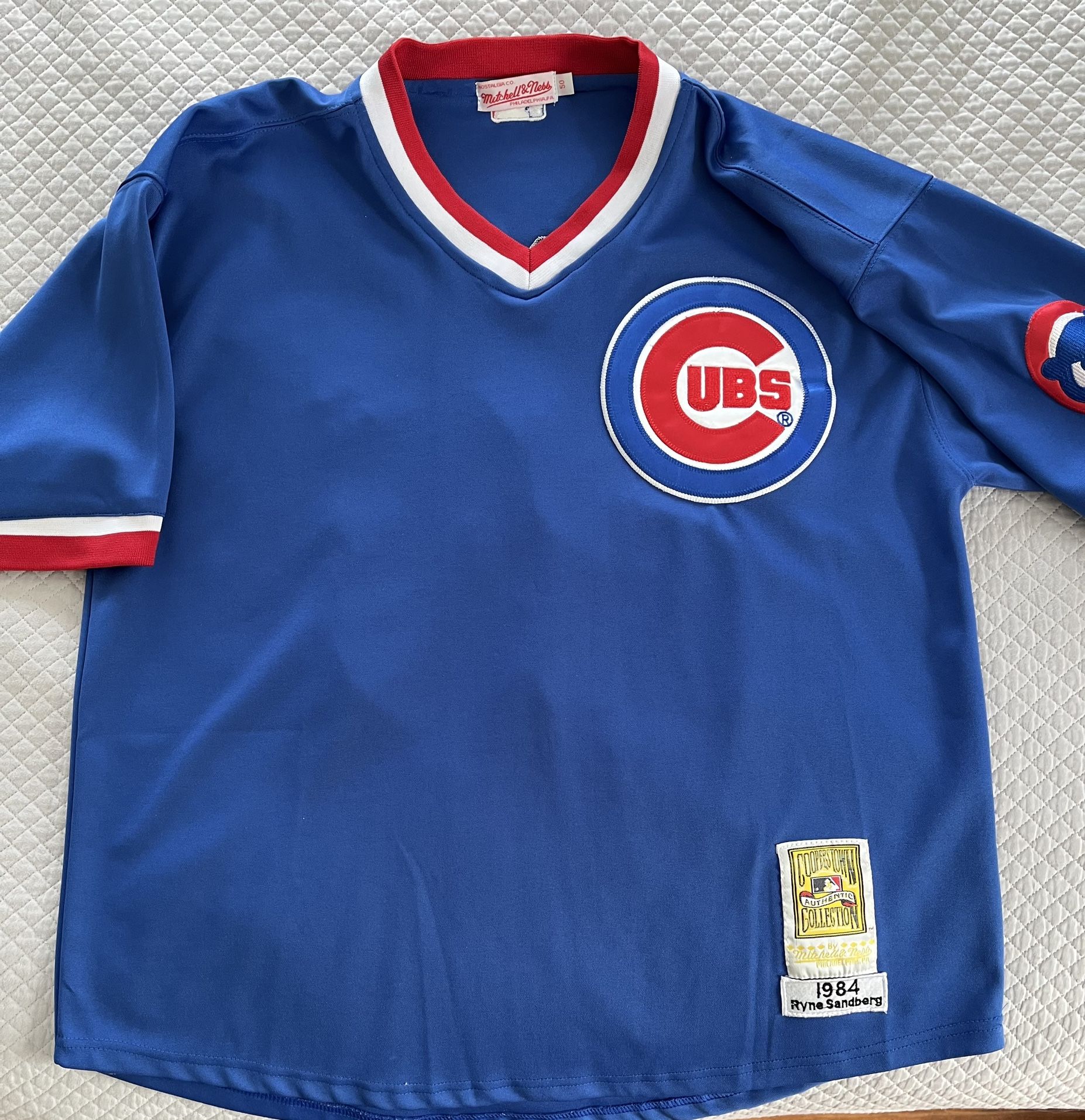 Chicago Cubs Ryne Sandberg Cooperstown jersey