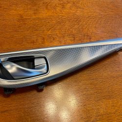 2018 Infiniti Q50 RR Door Inside Handle Gray & Chrome