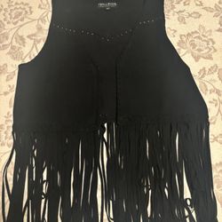 Idyllwild Suede Fringe Vest 