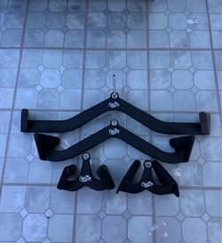Lat pulldown attachments