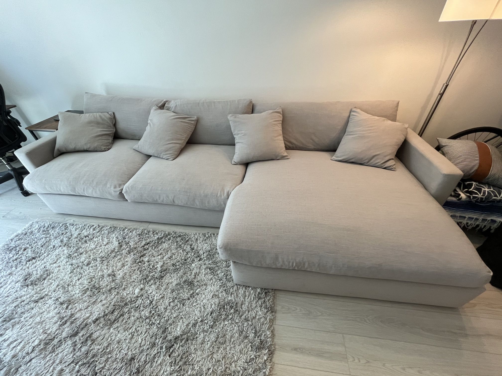 Living Spaces Sectional Couch