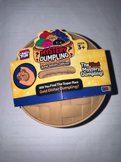 1x New! RMS Crazy Fun Squishy Bun 🏆Gold Glitter Edition Mystery Dumpling Set