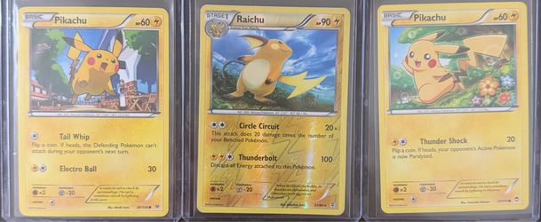 Pikachu Pokémon Cards for Sale or Trade