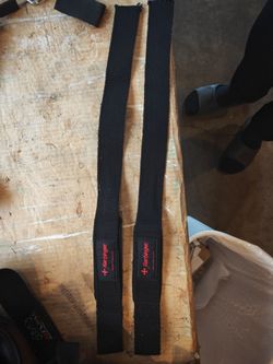 Harbinger Padded Cotton Lifting Straps with NeoTek Cushioned Wrist, 21.5 Inch Length, 1.5 Inch Width, Pair, Weightlifting Wrist Straps for Deadlifts a