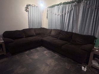 Dark Brown Sectional Sofa