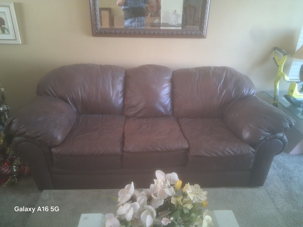 Leather Sofa