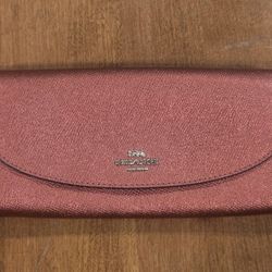 NEW Coach Leather Slim Wallet