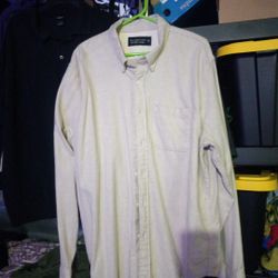 Abercrombie white plaid flannel shirt 