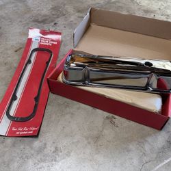 Pontiac v8 Chrome Valve Covers And Gaskets