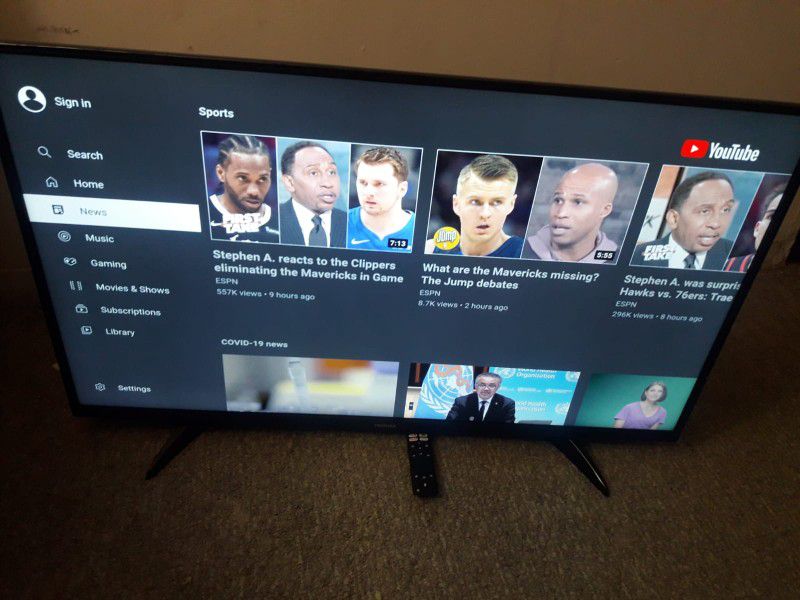 40 Inch Smart Tv With Remote 