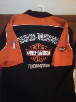 2XL Harley-Davidson Motorcycles Button-Up Shirt