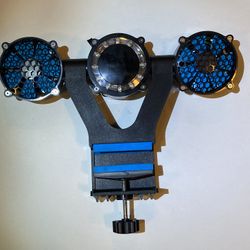 Portable / Adjustable 12 LED Light and Fan for Grill (with Batteries)