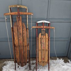 Vintage Flexible Flyer Sled's 