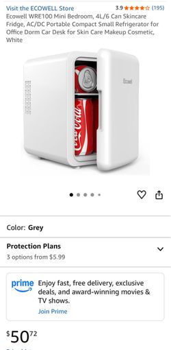 Mini fridge AC/DC powered