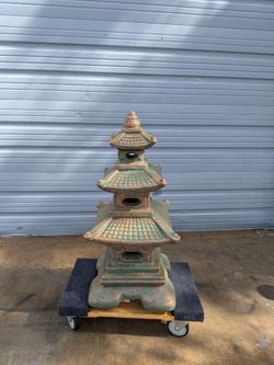 Large Concrete Pagoda Statue