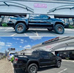 Toyota Tacoma wheels tires leveling & Loft kits accessories lights side steps bed covers intakes installations. (we Finance)