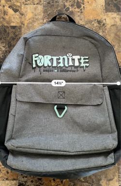 Fortnite Gray Backpack 14.5 Inch