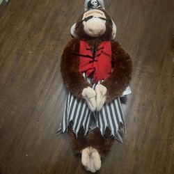 16” Knotts Berry Farm Fiesta Plush  Pirate Monkey