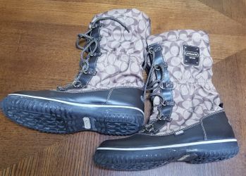 Coach store shaine boots