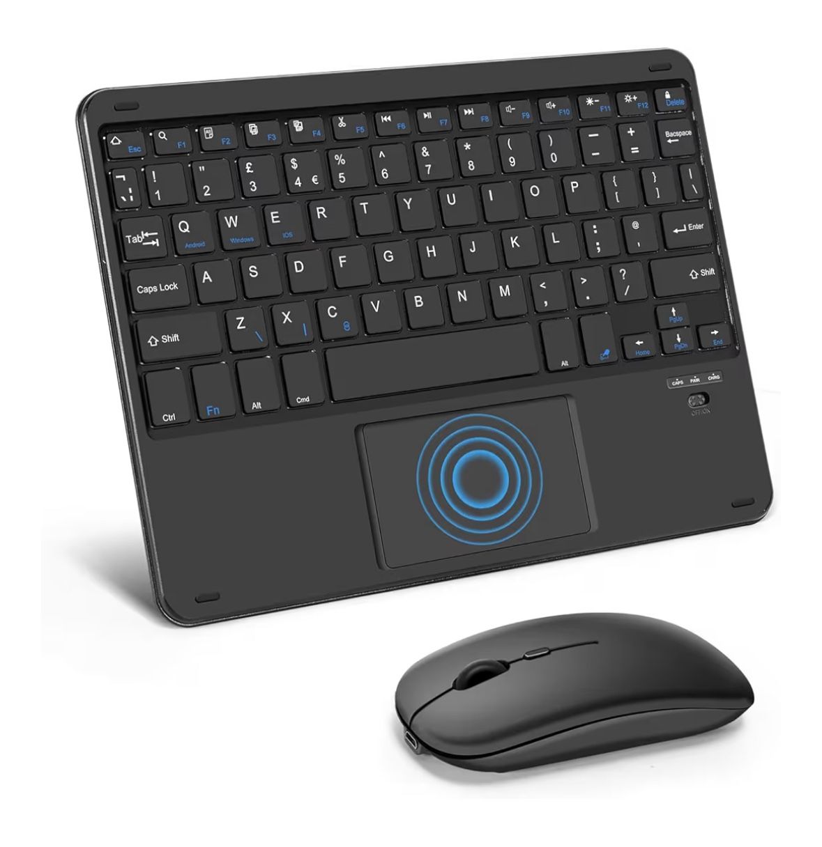 Bluetooth Touchpad Keyboard and Mouse For iPad  