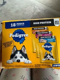 Pedigree 18 High-Protein Wet Dog Food Pouches